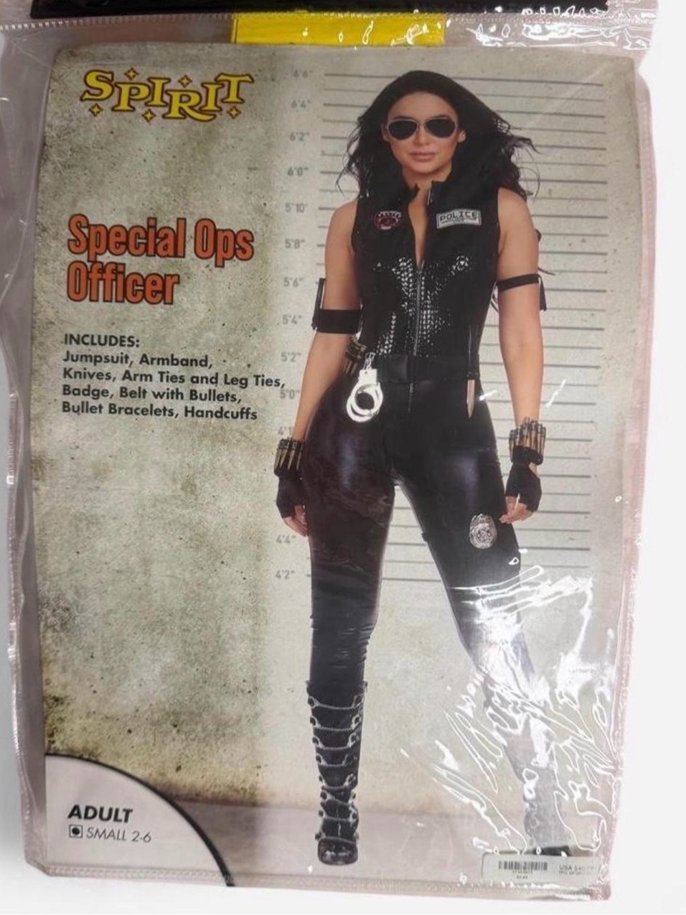 Spirit Special Ops Officer Costume - Black
